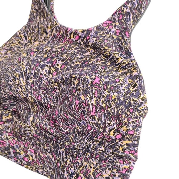 Lululemon Wunder Train Long-Line Bra Med Support, C/D Cups Topography Multi, 8 - Picture 6 of 6
